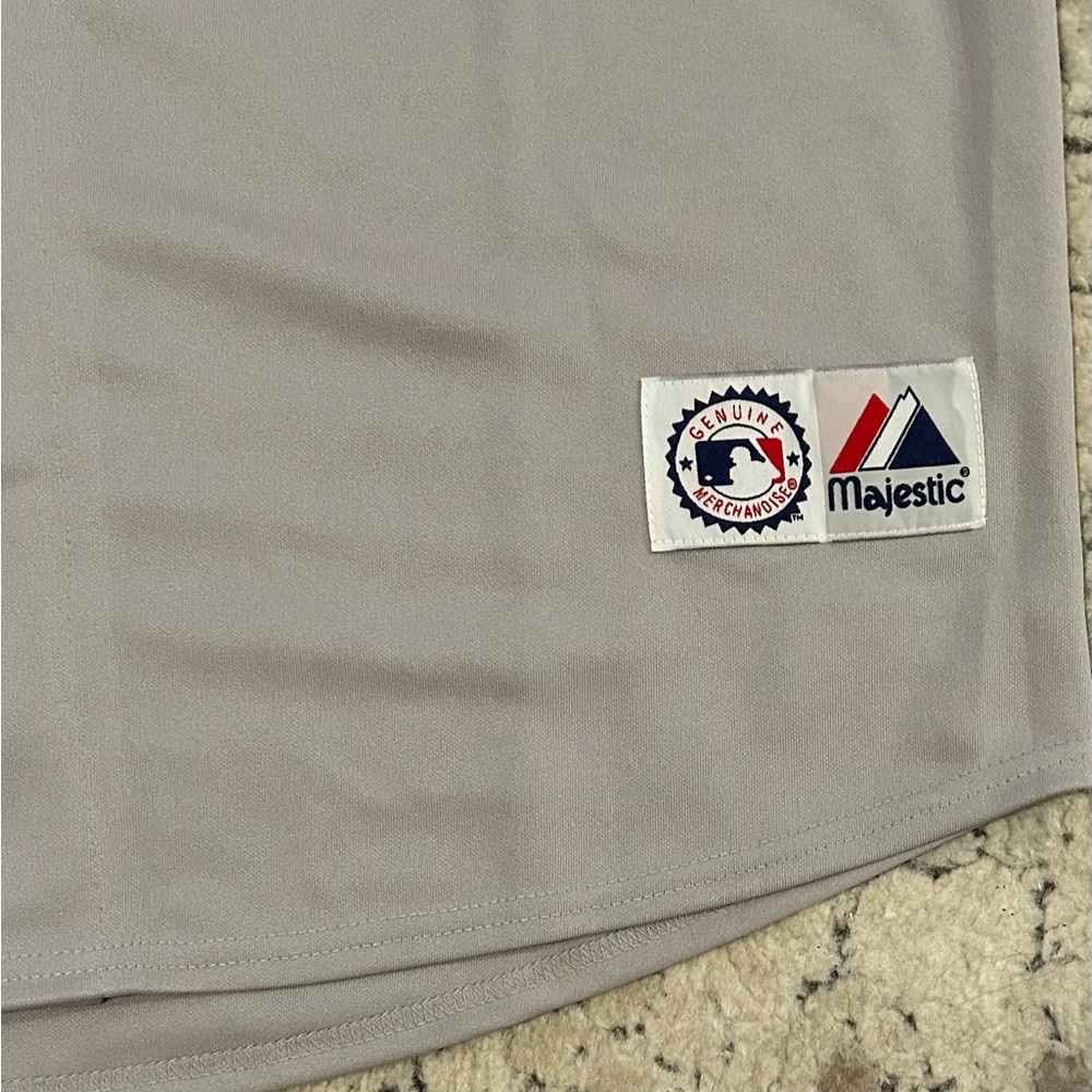 Majestic Authentic Chicago Cubs MLB Baseball Road Gray Jersey Men’s Sz: XL - Picture 4 of 5